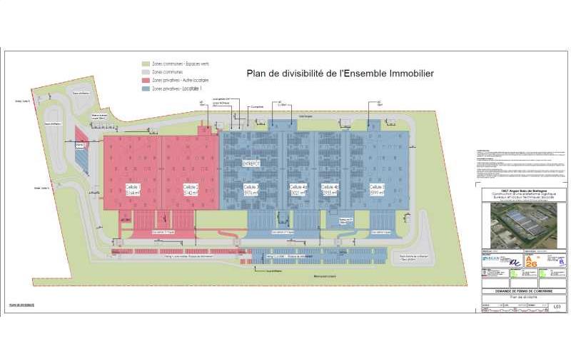 Location d'entrepôt de 11 200 m² à Bain-de-Bretagne - 35470 plan - 1