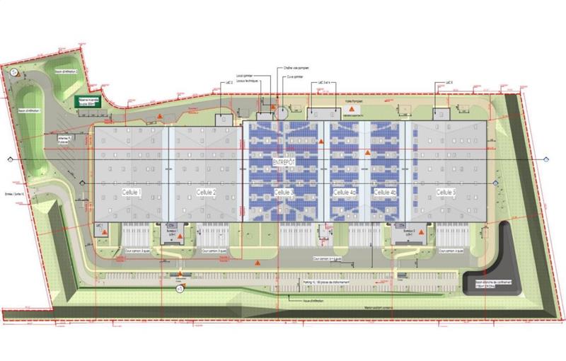 Location d'entrepôt de 11 146 m² à Bain-de-Bretagne - 35470 plan - 1