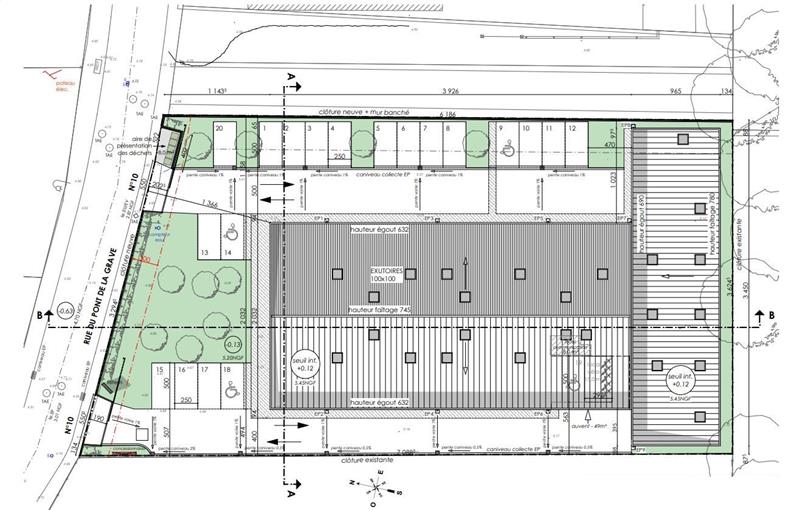 Location d'entrepôt de 233 m² à Bègles - 33130 plan - 1