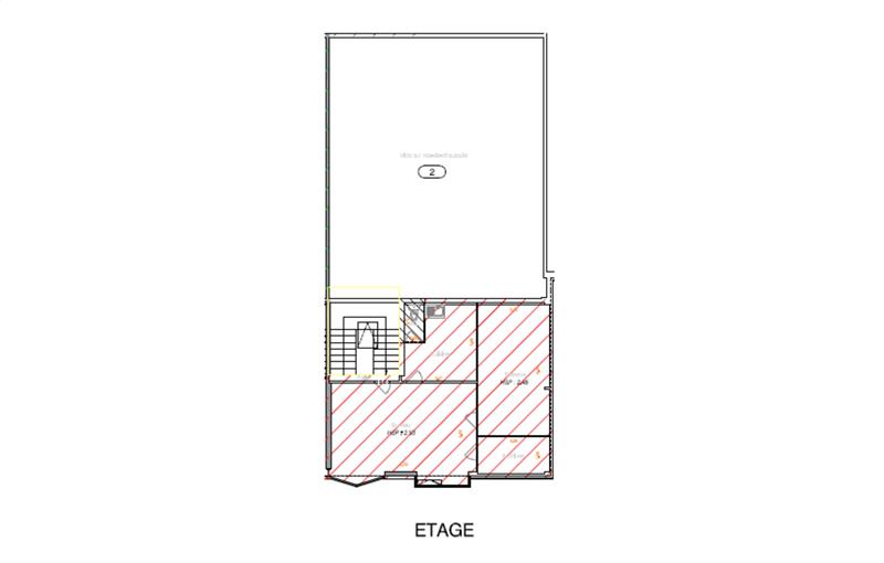 Location d'entrepôt de 274 m² à Bezons - 95870 plan - 1