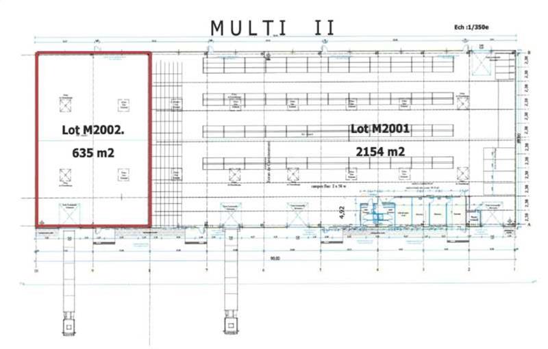 Location d'entrepôt de 635 m² à Blanquefort - 33290 plan - 1