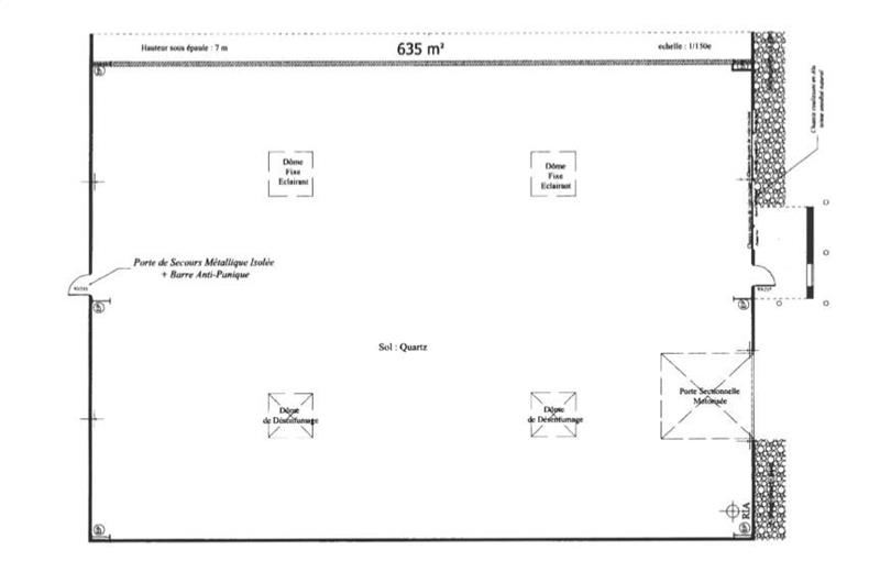 Location d'entrepôt de 635 m² à Blanquefort - 33290 plan - 1