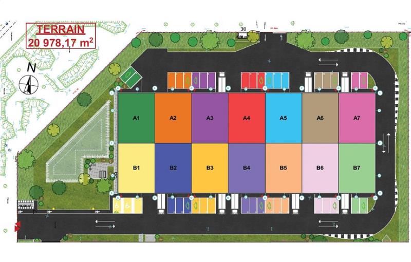 Location d'entrepôt de 1 374 m² à Boissettes - 77350 plan - 1