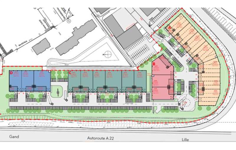 Location d'entrepôt de 8 445 m² à Bondues - 59910 plan - 1