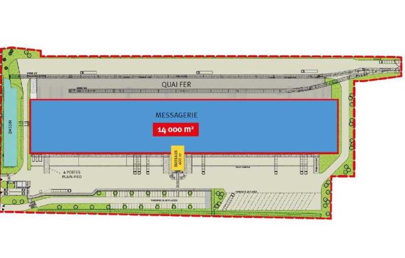 Location d'entrepôt de 14 335 m² à Bonneuil-sur-Marne - 94380 plan - 1