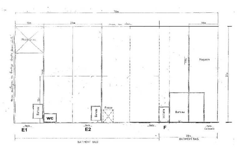 Location d'entrepôt de 370 m² à Bordeaux - 33000 plan - 1