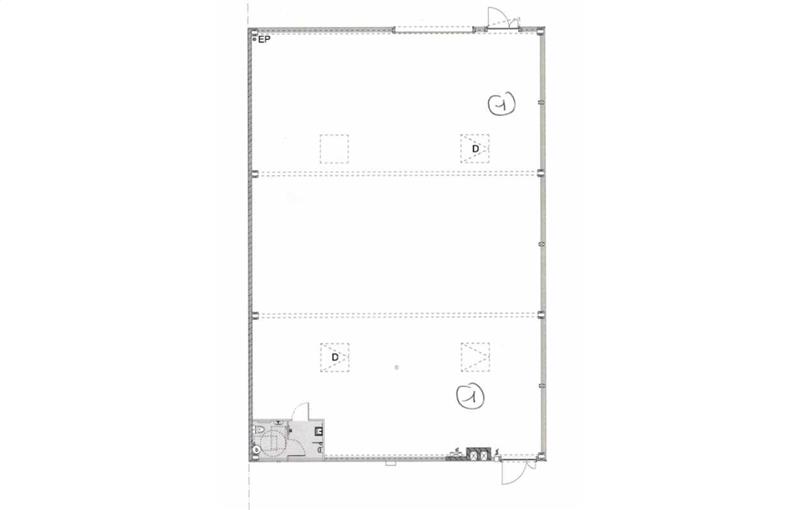 Location d'entrepôt de 400 m² à Bordeaux - 33000 plan - 1