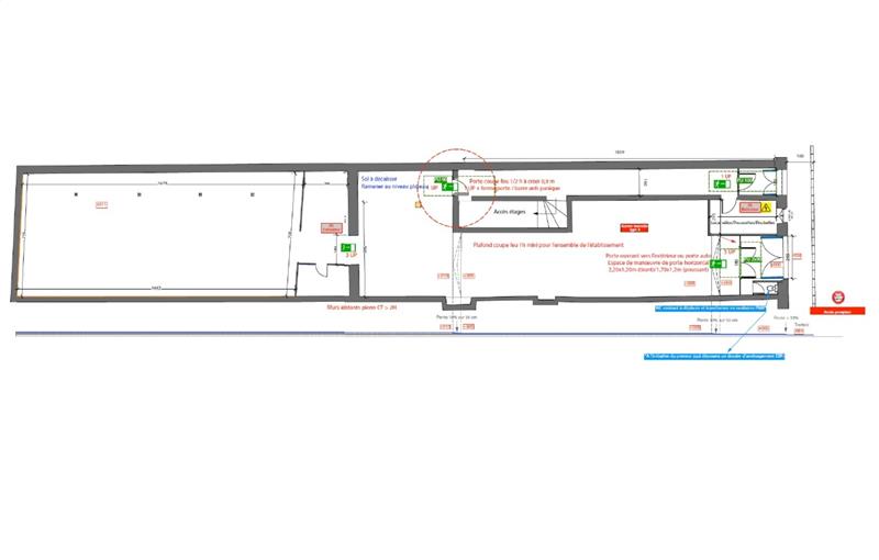 Location d'entrepôt de 280 m² à Bordeaux - 33000 plan - 1