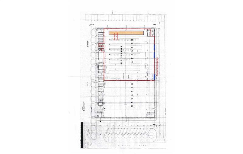 Location d'entrepôt de 2 000 m² à Bordeaux - 33000 plan - 1