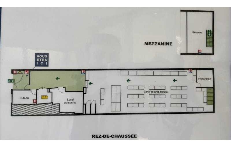 Location d'entrepôt de 287 m² à Bordeaux - 33000 plan - 1