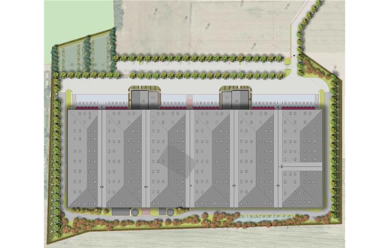 Location d'entrepôt de 24 853 m² à Bully-les-Mines - 62160 plan - 1