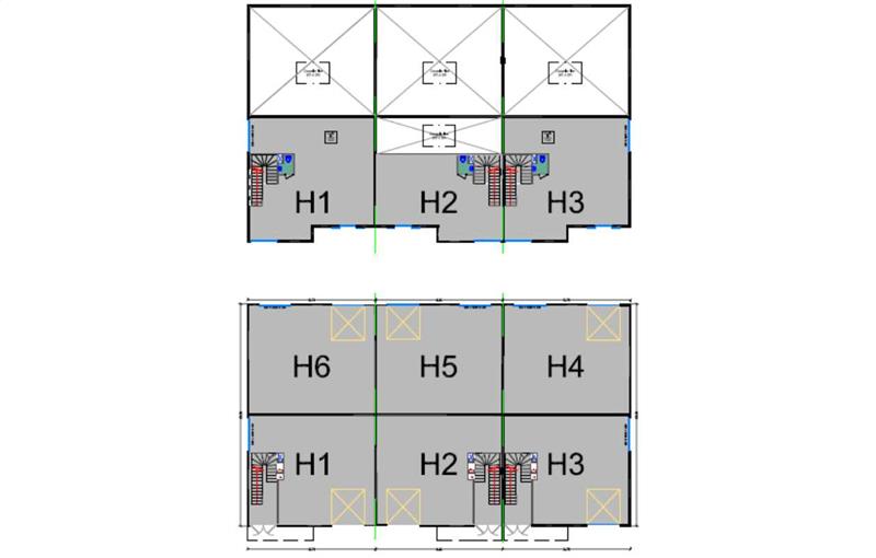 Location d'entrepôt de 166 m² à Bussy-Saint-Georges - 77600 plan - 1