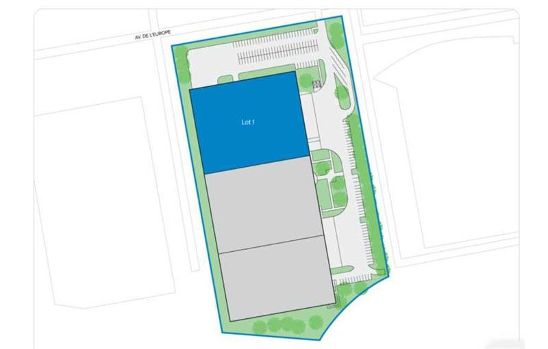 Location d'entrepôt de 6 903 m² à Bussy-Saint-Georges - 77600 plan - 1