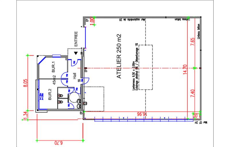 Location d'entrepôt de 293 m² à Calais - 62100 photo - 1