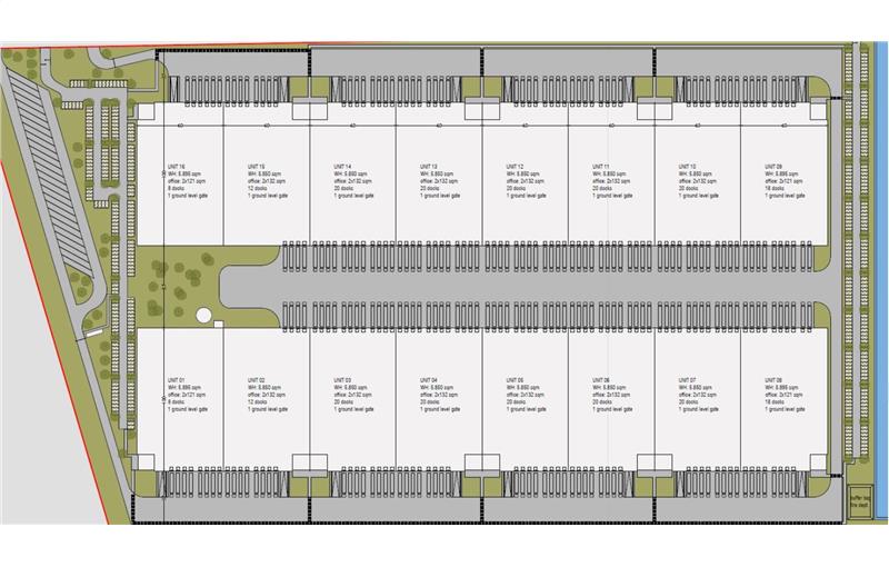 Location d'entrepôt de 52 000 m² à Calais - 62100 plan - 1