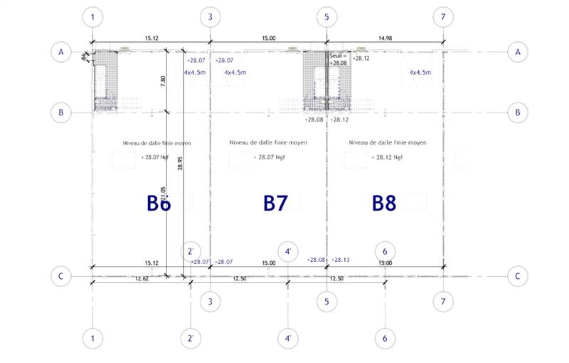 Location d'entrepôt de 1 034 m² à Carquefou - 44470 plan - 1