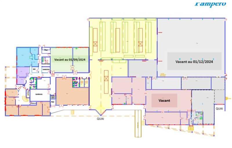 Location d'entrepôt de 730 m² à Carquefou - 44470 plan - 1