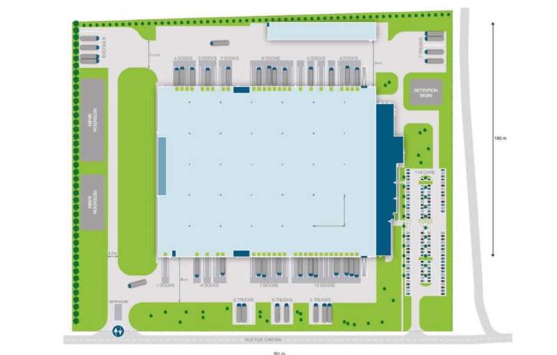 Location d'entrepôt de 24 905 m² à Carvin - 62220 plan - 1