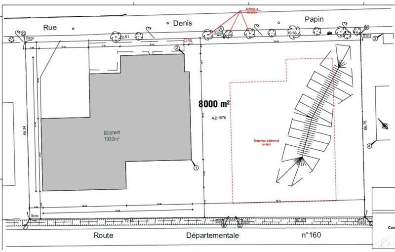 Location d'entrepôt de 2 100 m² à Carvin - 62220 plan - 1