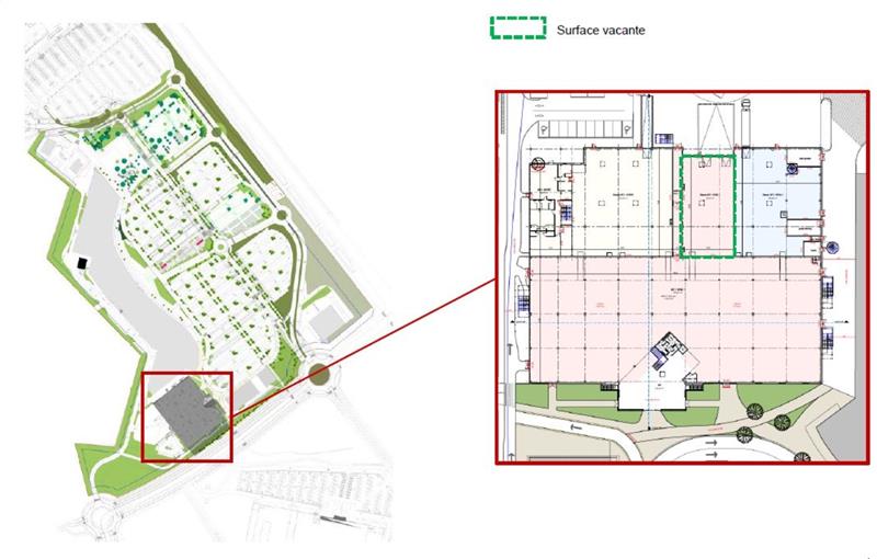 Location d'entrepôt de 464 m² à Cesson - 77240 plan - 1