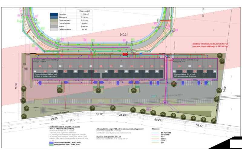 Location d'entrepôt de 295 m² à Chartres - 28000 plan - 1