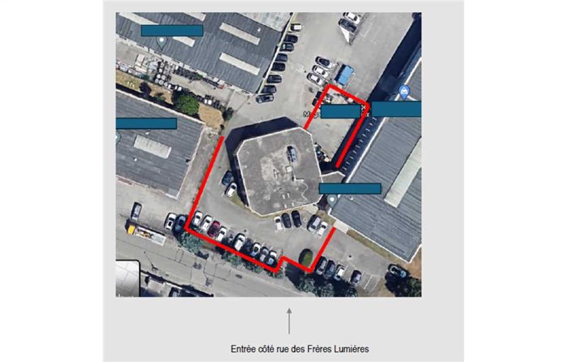 Location d'entrepôt de 740 m² à Chassieu - 69680 plan - 1