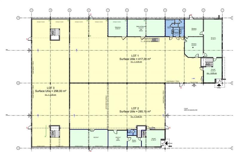 Location d'entrepôt de 842 m² à Chassieu - 69680 plan - 1