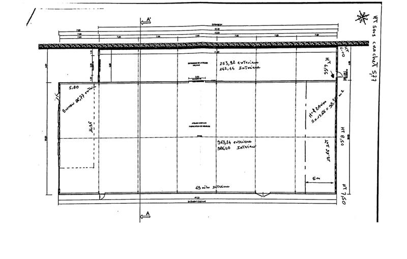 Location d'entrepôt de 1 350 m² à Chassieu - 69680 plan - 1