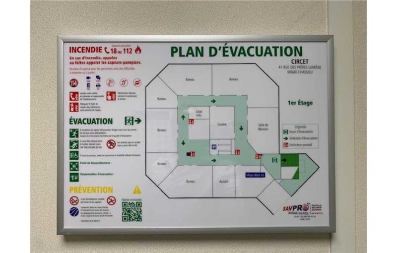 Location d'entrepôt de 740 m² à Chassieu - 69680 plan - 1