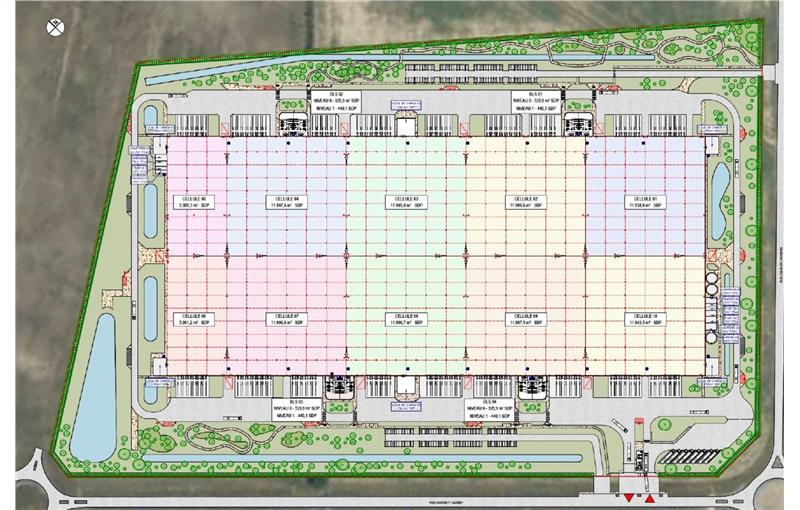 Location d'entrepôt de 112 497 m² à Châteauroux - 36000 plan - 1