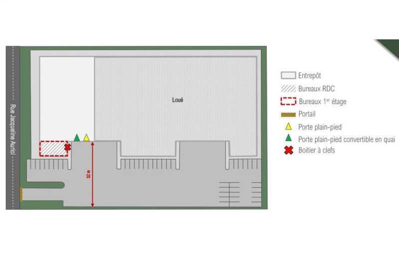 Location d'entrepôt de 1 331 m² à Chilly-Mazarin - 91380 plan - 1