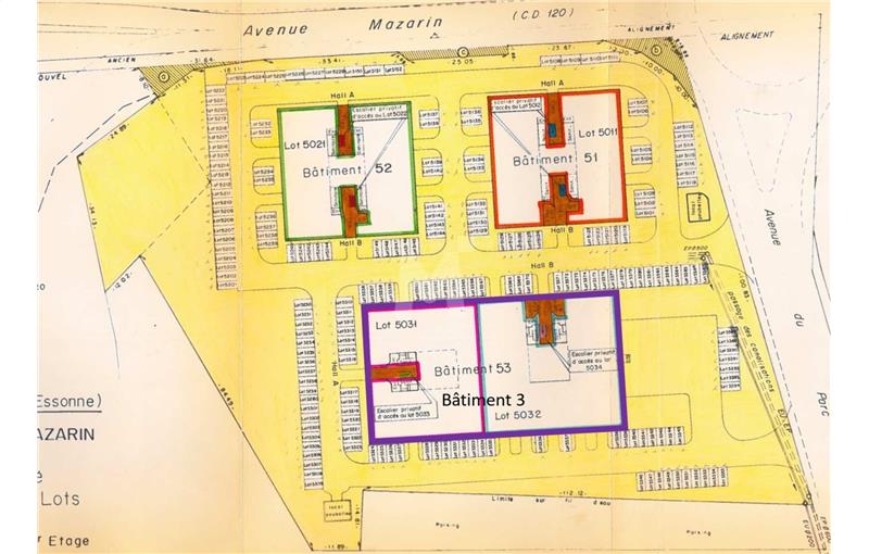 Location d'entrepôt de 3 837 m² à Chilly-Mazarin - 91380 plan - 1