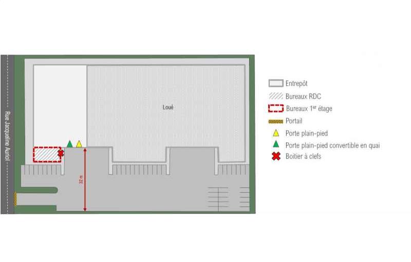 Location d'entrepôt de 1 301 m² à Chilly-Mazarin - 91380 plan - 1