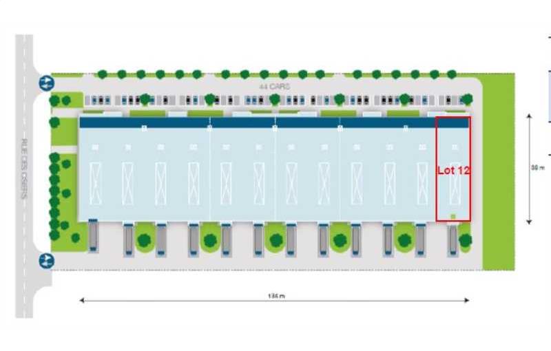 Location d'entrepôt de 901 m² à Coignières - 78310 plan - 1