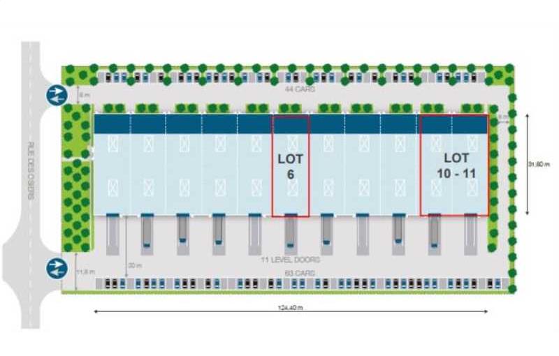 Location d'entrepôt de 1 243 m² à Coignières - 78310 plan - 1