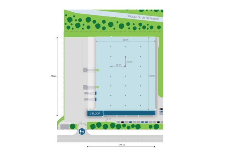 Location d'entrepôt de 5 027 m² à Coignières - 78310 plan - 1