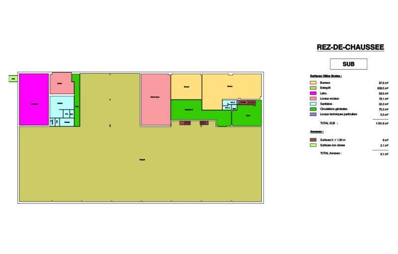 Location d'entrepôt de 1 726 m² à Coignières - 78310 plan - 1