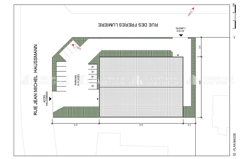 Location d'entrepôt de 1 335 m² à Colmar - 68000 plan - 1