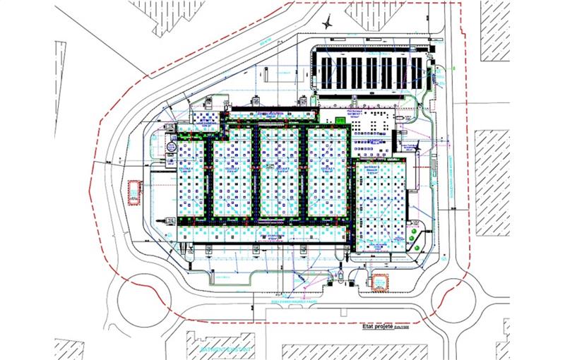 Location d'entrepôt de 41 918 m² à Combs-la-Ville - 77380 plan - 1