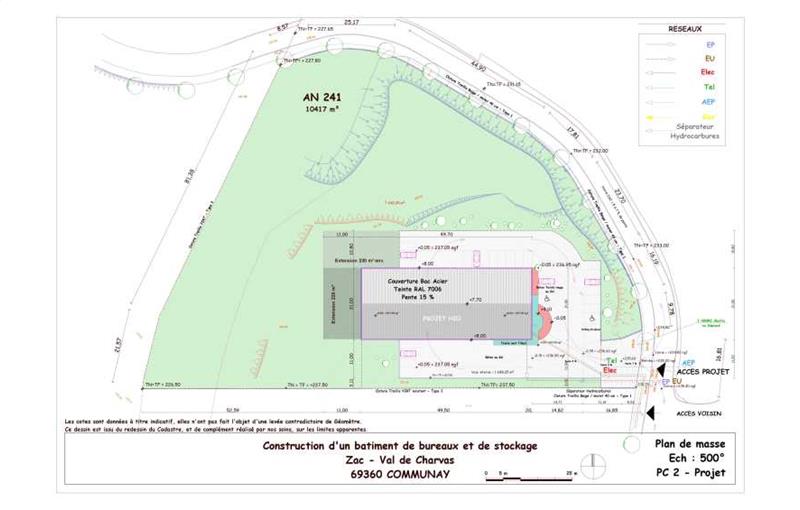 Location d'entrepôt de 1 300 m² à Communay - 69360 plan - 1