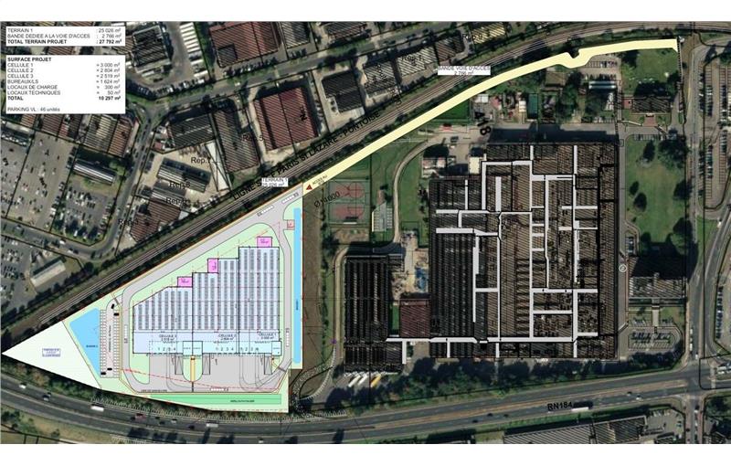 Location d'entrepôt de 10 231 m² à Conflans-Sainte-Honorine - 78700 plan - 1