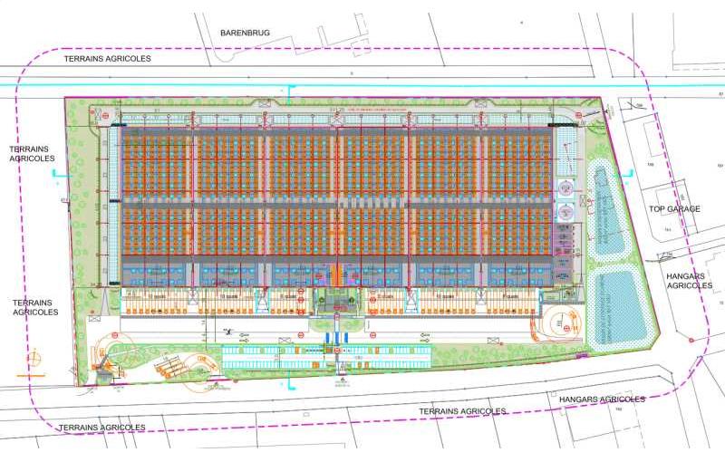 Location d'entrepôt de 37 209 m² à Connantre - 51230 plan - 1