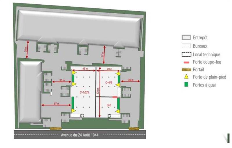 Location d'entrepôt de 10 135 m² à Corbas - 69960 plan - 1