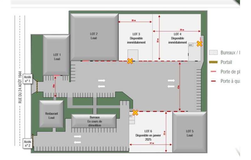 Location d'entrepôt de 4 294 m² à Corbas - 69960 plan - 1