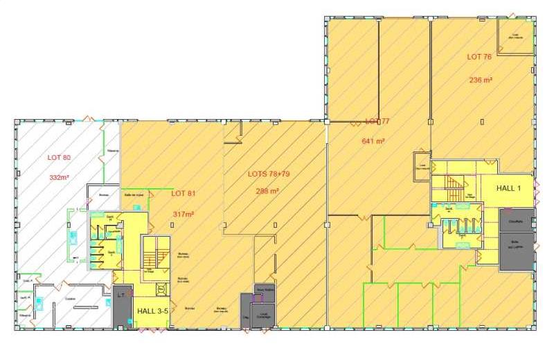 Location d'entrepôt de 1 638 m² à Courcouronnes - 91080 plan - 1