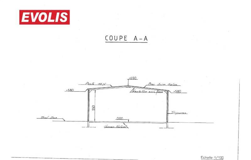 Location d'entrepôt de 450 m² à Courthézon - 84350 plan - 1