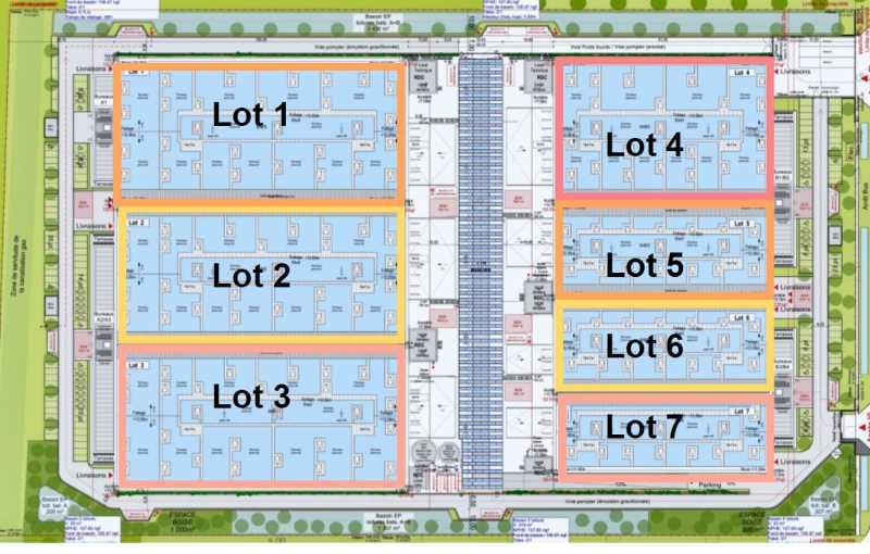 Location d'entrepôt de 35 000 m² à Croissy-Beaubourg - 77183 plan - 1