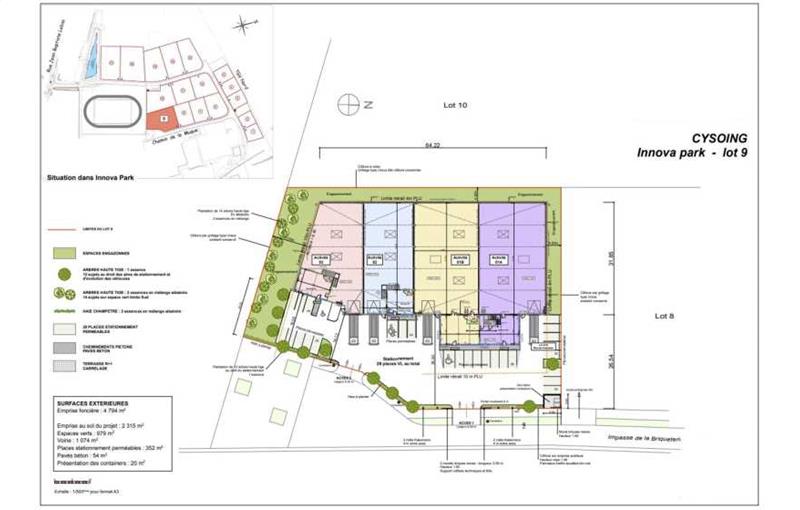 Location d'entrepôt de 2 043 m² à Cysoing - 59830 plan - 1