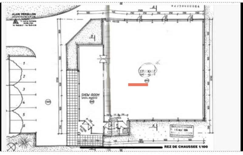 Location d'entrepôt de 660 m² à Décines-Charpieu - 69150 plan - 1