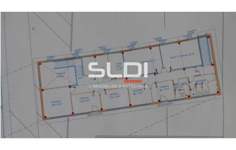 Location d'entrepôt de 2 300 m² à Décines-Charpieu - 69150 plan - 1